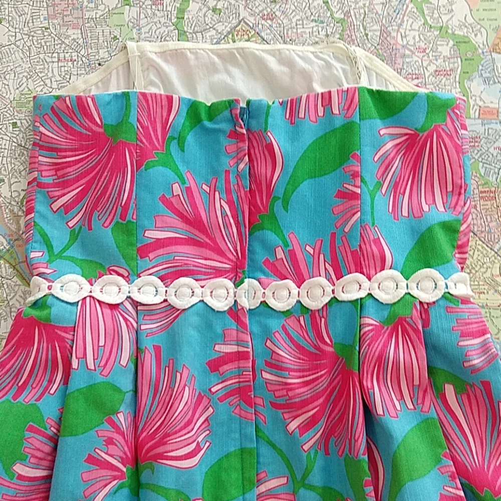 Lilly Pulitzer Vtg. Bubble Hem Dress - Picture 4 of 6